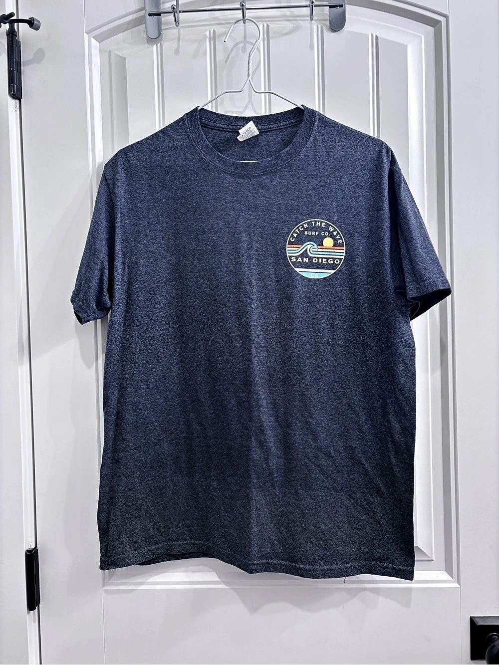 Catch the Wave Surf Co. San Diego Graphic Tee Gray